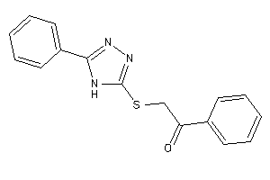 1-phenyl-2-[(5-phenyl-4H-1,2,4-triazol-3-yl)thio]ethanone