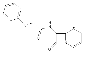 Image of N-(8-keto-5-thia-1-azabicyclo[4.2.0]oct-2-en-7-yl)-2-phenoxy-acetamide