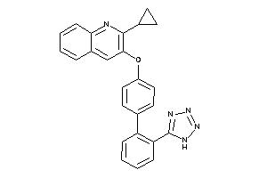 Image of 2-cyclopropyl-3-[4-[2-(1H-tetrazol-5-yl)phenyl]phenoxy]quinoline