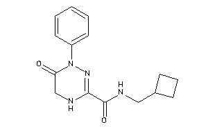 N-(cyclobutylmethyl)-6-keto-1-phenyl-4,5-dihydro-1,2,4-triazine-3-carboxamide