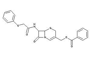 Image of Benzoic Acid [8-keto-7-[[2-(phenylthio)acetyl]amino]-5-thia-1-azabicyclo[4.2.0]oct-2-en-3-yl]methyl Ester