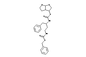 Image of N-[3-(2,3,3a,4,5,6a-hexahydrofuro[2,3-b]furan-3-yloxycarbonylamino)-4-phenyl-butyl]carbamic Acid Benzyl Ester