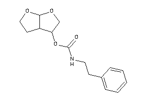 Image of N-phenethylcarbamic Acid 2,3,3a,4,5,6a-hexahydrofuro[2,3-b]furan-3-yl Ester