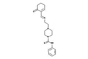 Image of 4-[2-[(6-ketocyclohexen-1-yl)methyleneamino]ethyl]-N-phenyl-piperazine-1-carbothioamide