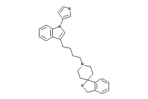 1'-[4-[1-(3-thienyl)indol-3-yl]butyl]spiro[phthalan-1,4'-piperidine]