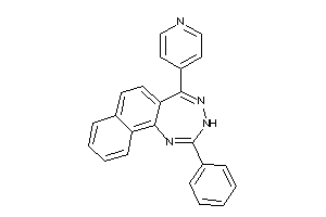 2-phenyl-5-(4-pyridyl)-3H-benzo[i][1,3,4]benzotriazepine