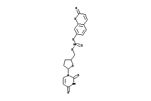 1-[5-[(2-ketochromen-7-yl)oxyphosphonoyloxymethyl]tetrahydrofuran-2-yl]pyrimidine-2,4-quinone
