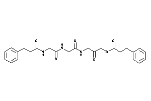 3-phenylpropionic Acid [3-[[2-[[2-(hydrocinnamoylamino)acetyl]amino]acetyl]amino]-2-keto-propyl] Ester