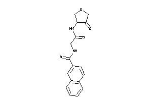 N-[2-keto-2-[(4-ketotetrahydrofuran-3-yl)amino]ethyl]-2-naphthamide
