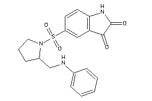 Image of 5-[2-(anilinomethyl)pyrrolidino]sulfonylisatin