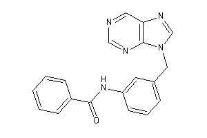 N-[3-(purin-9-ylmethyl)phenyl]benzamide