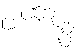 Image of 3-(1-naphthylmethyl)-N-phenyl-triazolo[4,5-d]pyrimidine-5-carboxamide