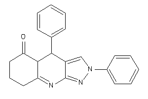 Image of 2,4-diphenyl-4a,6,7,8-tetrahydro-4H-pyrazolo[3,4-b]quinolin-5-one