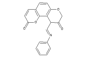 10-(phenyliminomethyl)-10H-pyrano[2,3-h]chromene-2,9-quinone