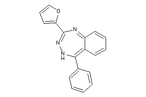 2-(2-furyl)-5-phenyl-4H-1,3,4-benzotriazepine