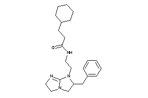 Image of N-[2-(2-benzyl-2,3,5,6-tetrahydroimidazo[1,2-a]imidazol-1-yl)ethyl]-3-cyclohexyl-propionamide