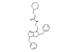 3-cyclohexyl-N-[2-(2,5-dibenzyl-2,3,5,6-tetrahydroimidazo[1,2-a]imidazol-1-yl)ethyl]propionamide