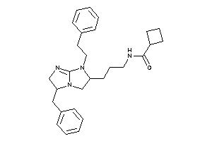 Image of N-[3-(5-benzyl-1-phenethyl-2,3,5,6-tetrahydroimidazo[1,2-a]imidazol-2-yl)propyl]cyclobutanecarboxamide