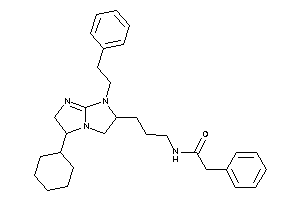 N-[3-(5-cyclohexyl-1-phenethyl-2,3,5,6-tetrahydroimidazo[1,2-a]imidazol-2-yl)propyl]-2-phenyl-acetamide