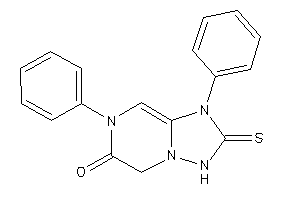 1,7-diphenyl-2-thioxo-3,5-dihydro-[1,2,4]triazolo[1,5-a]pyrazin-6-one