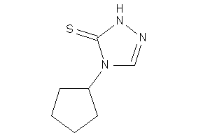 4-cyclopentyl-1H-1,2,4-triazole-5-thione