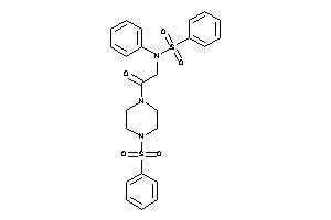 N-[2-(4-besylpiperazino)-2-keto-ethyl]-N-phenyl-benzenesulfonamide