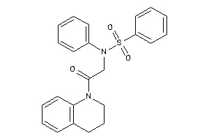 N-[2-(3,4-dihydro-2H-quinolin-1-yl)-2-keto-ethyl]-N-phenyl-benzenesulfonamide