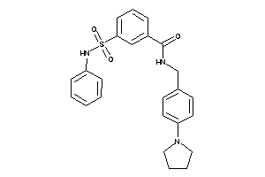 3-(phenylsulfamoyl)-N-(4-pyrrolidinobenzyl)benzamide