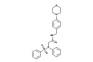 2-(N-besylanilino)-N-(4-morpholinobenzyl)acetamide