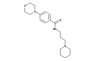 4-morpholino-N-(3-piperidinopropyl)benzamide