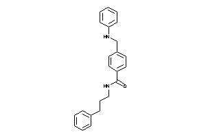 4-(anilinomethyl)-N-(3-phenylpropyl)benzamide