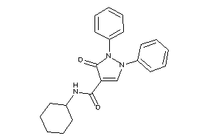 N-cyclohexyl-3-keto-1,2-diphenyl-3-pyrazoline-4-carboxamide