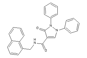 Image of 3-keto-N-(1-naphthylmethyl)-1,2-diphenyl-3-pyrazoline-4-carboxamide
