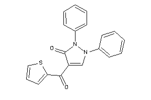 Image of 1,2-diphenyl-4-(2-thenoyl)-3-pyrazolin-3-one