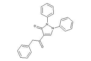 1,2-diphenyl-4-(2-phenylacetyl)-3-pyrazolin-3-one