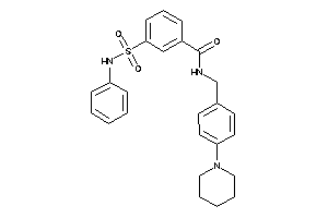 3-(phenylsulfamoyl)-N-(4-piperidinobenzyl)benzamide