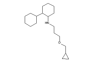 (2-cyclohexylcyclohexyl)-[3-(cyclopropylmethoxy)propyl]amine