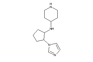 (2-imidazol-1-ylcyclopentyl)-(4-piperidyl)amine
