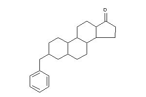 Image of 3-benzyl-1,2,3,4,5,6,7,8,9,10,11,12,13,14,15,16-hexadecahydrocyclopenta[a]phenanthren-17-one