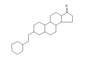 Image of 3-(2-cyclohexylethyl)-1,2,3,4,5,6,7,8,9,10,11,12,13,14,15,16-hexadecahydrocyclopenta[a]phenanthren-17-one