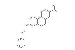 Image of 3-(3-phenylpropyl)-1,2,3,4,5,6,7,8,9,10,11,12,13,14,15,16-hexadecahydrocyclopenta[a]phenanthren-17-one