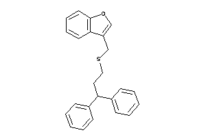 3-[(3,3-diphenylpropylthio)methyl]benzofuran