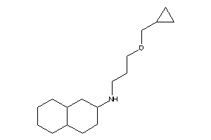 Image of 3-(cyclopropylmethoxy)propyl-decalin-2-yl-amine