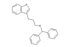 3-[3-(benzhydrylthio)propyl]benzofuran
