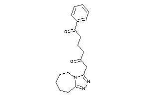 1-phenyl-6-(6,7,8,9-tetrahydro-5H-[1,2,4]triazolo[4,3-a]azepin-3-yl)hexane-1,5-dione