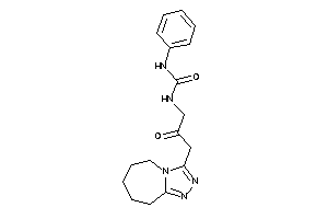 1-[2-keto-3-(6,7,8,9-tetrahydro-5H-[1,2,4]triazolo[4,3-a]azepin-3-yl)propyl]-3-phenyl-urea