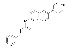 2-phenoxy-N-(2-piperazino-6-quinolyl)acetamide