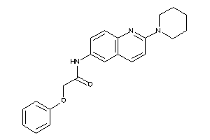 2-phenoxy-N-(2-piperidino-6-quinolyl)acetamide