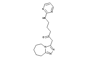 Image of 5-(2-pyrimidylamino)-1-(6,7,8,9-tetrahydro-5H-[1,2,4]triazolo[4,3-a]azepin-3-yl)pentan-2-one