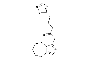 5-(1,2,4-oxadiazol-5-yl)-1-(6,7,8,9-tetrahydro-5H-[1,2,4]triazolo[4,3-a]azepin-3-yl)pentan-2-one
